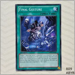 Final Gesture - ABYR-EN063 - Common 1st Edition Yugioh - Image 1