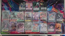 One Piece TCG SR And Leader Lot Of 20 Cards NM - Image 1