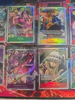 One Piece TCG SR And Leader Lot Of 20 Cards NM - Image 3