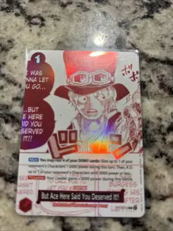 One Piece OP13 3rd Anniversary Treasure Pack Campaign Promo Set Of 7 - English - Image 3