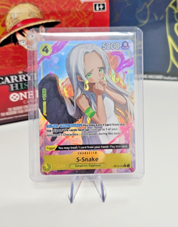 S-Snake Alt Art (Alternate Art) OP13-114 One Piece TCG Carrying On His Will Foil - Image 1
