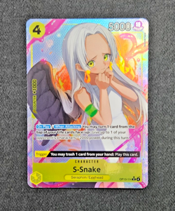 S-Snake Alt Art (Alternate Art) OP13-114 One Piece TCG Carrying On His Will Foil - Image 2