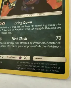 Pokemon TCG Greninja Holo Rare Card Unbroken Bonds 117/214 NM - Image 3