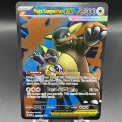 Pokemon TCG Mega Kangaskhan EX Mega Evolution Ultra Rare Full Art Card 164/132 - Image 1