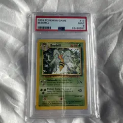 Pokemon Card PSA 9 BEEDRILL 17/102 Base Set - Image 1