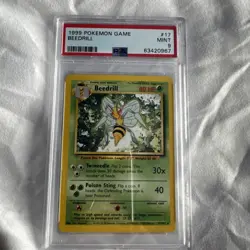 Pokemon Card PSA 9 BEEDRILL 17/102 Base Set - Image 4
