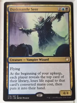 Duskmantle Seer - Commander: 2018 - Magic the Gathering MTG Nice! - Image 1