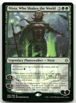Nissa, Who Shakes the World #169 (NM) War of the Spark WAR Magic MTG - Image 1