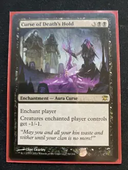 Curse of Death's Hold 1x MtG ENGLISH Innistrad SP/NM - Image 1