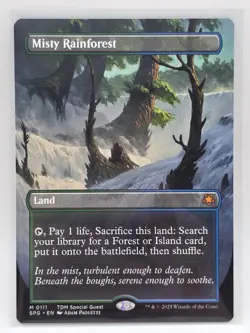 Misty Rainforest - Special Guest (SPG) Non-Foil MTG Rare - Image 1