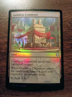 MTG FOIL Guildless Commons - Commander Legends #351 - Image 1