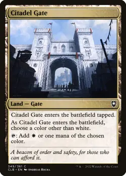 MTG Citadel Gate ** Commander Legends: Battle for Baldur's Gate ** English - Image 1