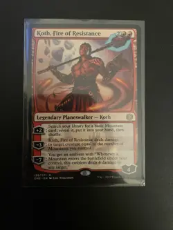 Koth, Fire of Resistance ~ Phyrexia: All Will Be One [ NearMint ] [ Magic MTG ] - Image 1
