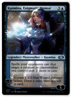 Kasmina, Enigmatic Mentor U Jumpstart 2022 60 NM Anime Art - Image 1