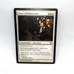 Dark Ascension Curse of Exhaustion MTG Magic the Gathering - Image 1