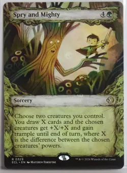 Spry and Mighty [New, Near Mint] Showcase Art {Lorwyn Eclipsed} - Image 1