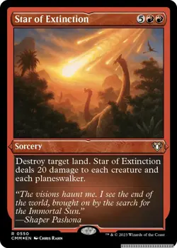 Star of Extinction (Foil Etched) [CMM - 550] - NM [Foil] TCG MTG - Image 1