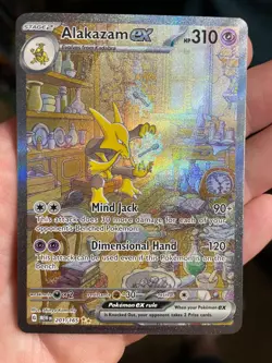 Alakazam ex 201/165 - SV: Scarlet & Violet 151 - SIR - Pokemon TCG - NM - Image 1