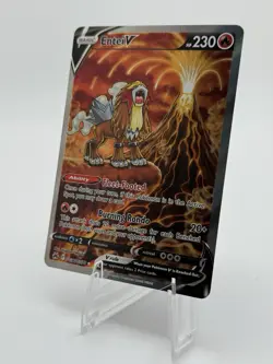 Pokemon Entei V Ultra Rare Crown Zenith Galarian Gallery GG36/GG70 - Image 2