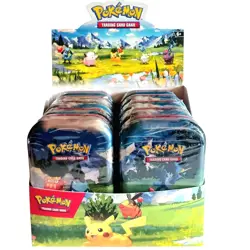 Pokemon TCG Ascended Heroes Mini Tins Lot Of 10 Sealed With Display Box - Image 1