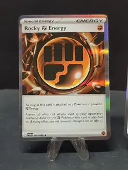2x Rocky Fighting Energy 087/088 - HOLO - Perfect Order - Pokemon TCG Playset - Image 2