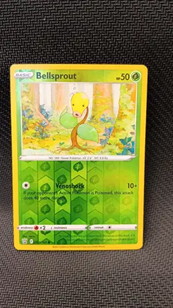 Pokemon Bellsprout Reverse Holofoil SWSH05: Battle Styles Common 001/163 NM - Image 1