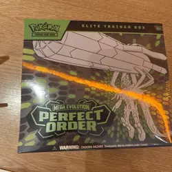 Pokemon TCG Mega Evolution Perfect Order ETB box sealed in hand 🔥 - Image 1