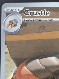 Pokemon TCG: Destined Rivals - Crustle (186/182) Full Art Illustration Rare - Image 2