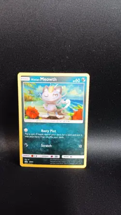 Pokemon Alolan Meowth - Holo SM Promos Promo SM51 LP - Image 1