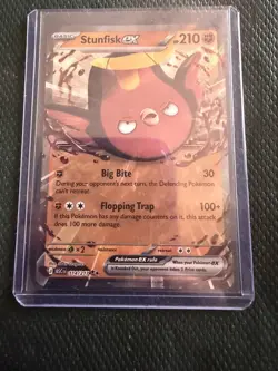 Stunfisk ex 114/217 Double Rare ME: Ascended Heroes Pokemon NM - Image 1