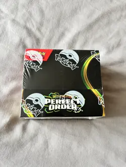 Perfect Order Booster Box Mega Evolution Pokemon Sealed - Image 1