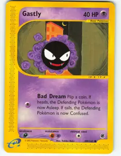 Gastly - 109/165 Expedition Base Set - Pokemon TCG - 2002 - Image 1