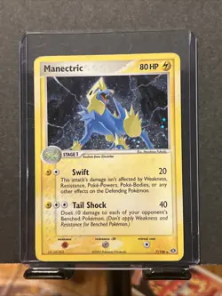 2005 Pokemon EMERALD MANECTRIC HOLO 7/106! LP - Image 1