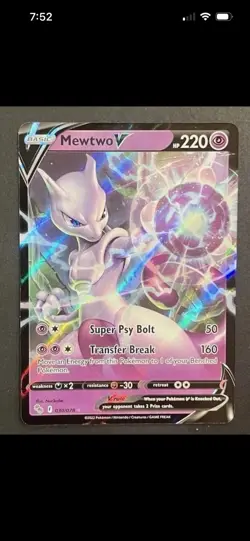 Pokemon Rayquaza V Alt Art + Pikachu Eevee Vaporeon Abomasnow + Mewtwo V Lot NM - Image 2