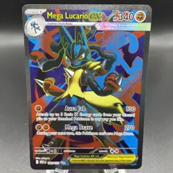 2025 Pokemon Mega Evolution #160/132 Mega Lucario ex Ultra Rare Full Art - Image 1