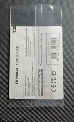 Gengar Promo Sealed with GameStop Stamp - Cosmos Holo Pokemon TCG - Image 2