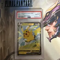 Pikachu V 143 Pikachu Vmax Box Pokemon Celebration Swsh Black Star Promo PSA 10 - Image 2