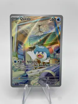 Pokemon Quaxly 206/193 Illustration Rare Paldea Evolved Scarlet & Violet - Image 1
