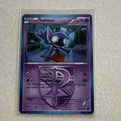 Pokemon TCG Sableye Plasma Freeze Team Plasma 49/116 Uncommon Basic 70 HP - Image 1