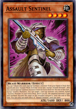 Assault Sentinel DANE-EN011 Yu-Gi-Oh! Unlimited Light Play - Image 1