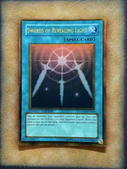 Yugioh Swords of Revealing Light GLD1-EN030 Gold Rare Limited Edition LP - Image 1