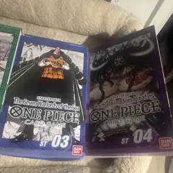 Bandai One Piece Card Game English Starter Deck Set ST01-ST04 PRE-Errata Version - Image 3