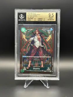 One Piece Shanks (SP) OP 11 ST16-004 A Fist of Divine Speed Foil - Image 1