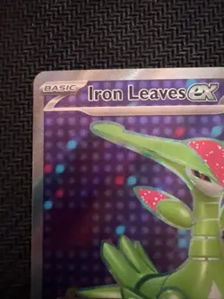 Iron Leaves ex - 186/162 Temporal Forces Full Art Pokemon - NM/MINT - Image 2