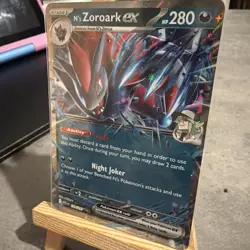Pokemon TCG N's Zoroark EX Double Rare Card 98/159 Journey Together - Image 2