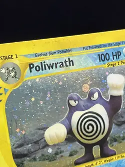 Poliwrath 24/165 Reverse Holo Expedition Base Set Pokemon Card - Image 1