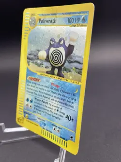 Poliwrath 24/165 Reverse Holo Expedition Base Set Pokemon Card - Image 4