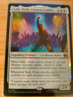 MTG Sally Pride, Lioness Leader (FOIL) 0074 Teenage Mutant Ninja Turtles M/NM - Image 1