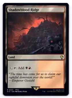 Shadowblood Ridge NM Commander: Final Fantasy 0421 MTG Regular - Image 1