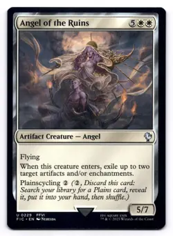 Angel of the Ruins NM Commander: Final Fantasy 0229 MTG Regular - Image 1